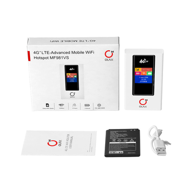 Pocket Wifi Router Olax MF981VS 2100mAh 4G Wifi Router With Sim Card Slot Pocket Wifi Router