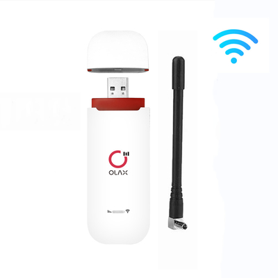 Olax U90 white cheap USB Dongle UFI 4g router wireless wifi router Russia modem with Antenna port