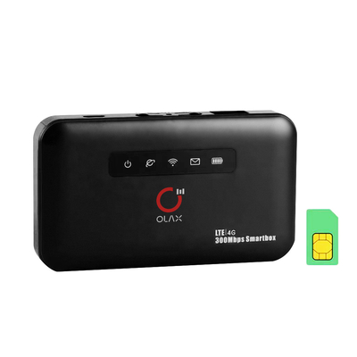 OLAX MF6875 Portable Wifi Router 4g Mobile Router 300mbps LCD Display 4g Routers With RJ45 Port