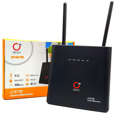 OLAX AX9 PRO 300mbps Wifi Wireless Router 4G Lte CPE Wifi Router Modem ...