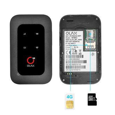 OLAX MF980U Portable WiFi Routers 4G Travel Modem OEM For 10 Devices