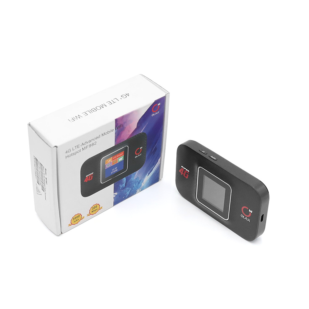OLAX Wireless MF982 Pocket Wifi Mobile Wifi Router 4G LTE Use 4g Sim ...