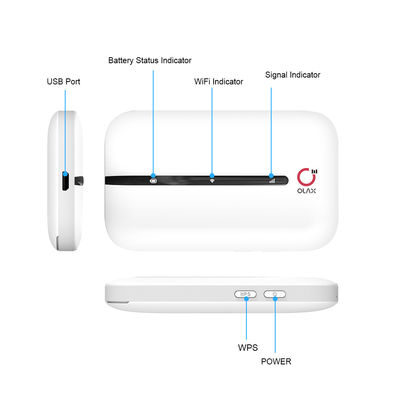 Olax Portable Router OLAX MT10 modem router Portable WIFI router 3000mah Cat4 Wireless ...