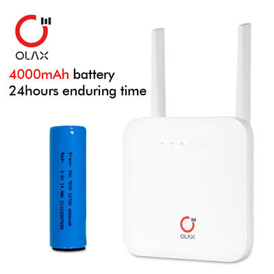 Olax Network OLAX AX6 PRO Wireless Wifi Routers 4000mah Support VPN 4G Wifi Routers ...