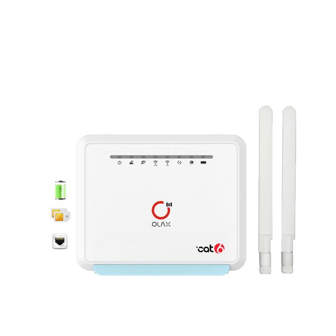 Olax Network OLAX MC80 CAT6 Ethernet Support Portable Wifi Routers with IEEE 802.11b ...