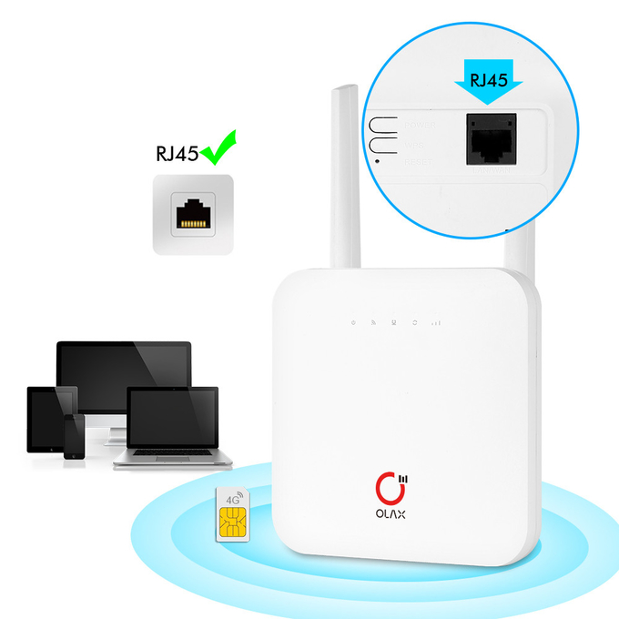 AX6 Pro High Speed Wireless Wifi Routers Cat4 4g LTE CPE 4000mah